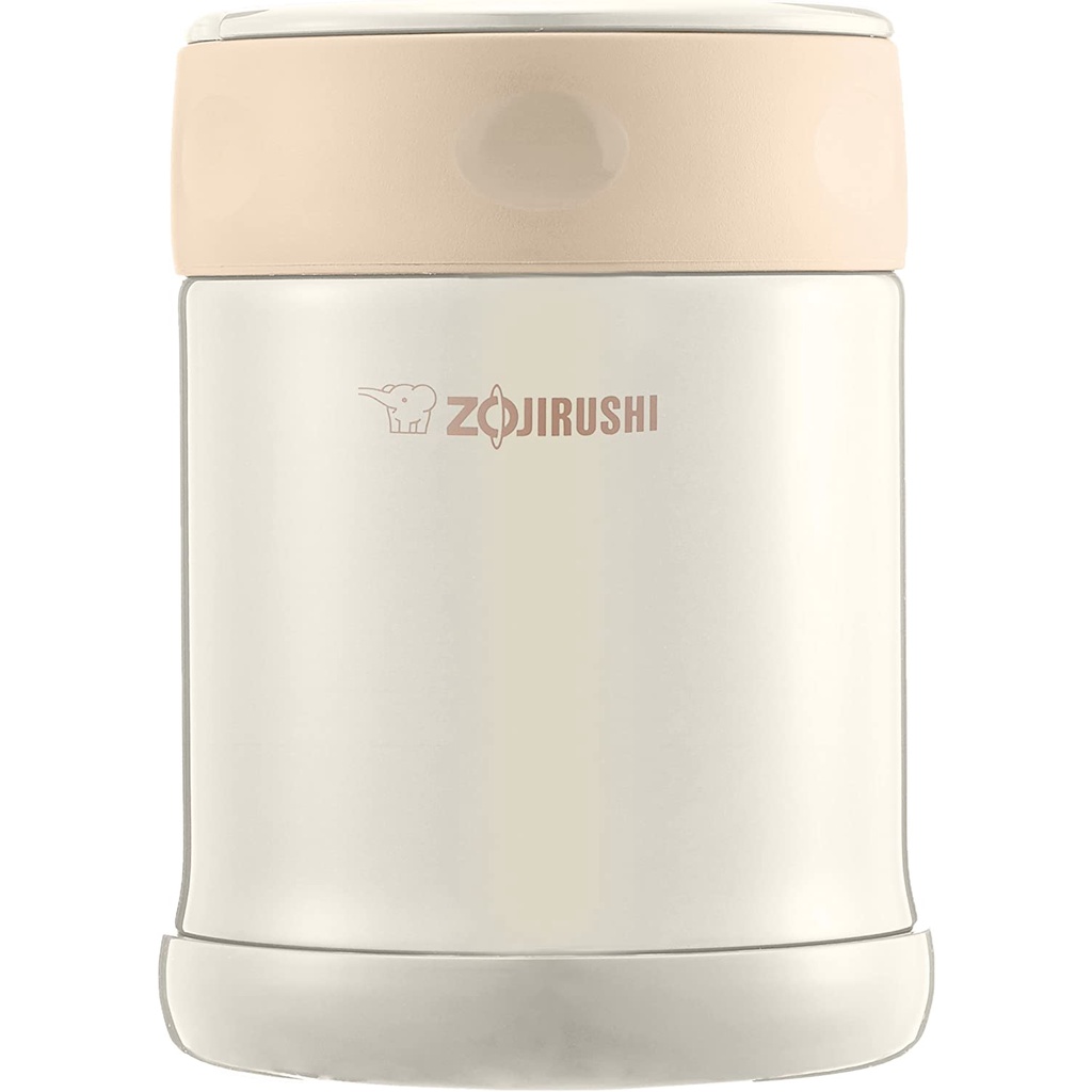 ZOJIRUSHI Stainless Food Jar 350ml colorCream SWEE35CC Made in