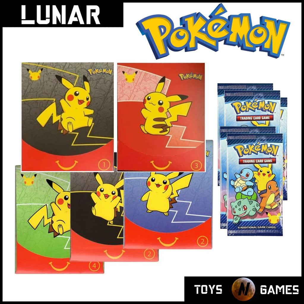 Pokemon TCG 25th Anniversary McDonalds Promo Booster Pack Shopee