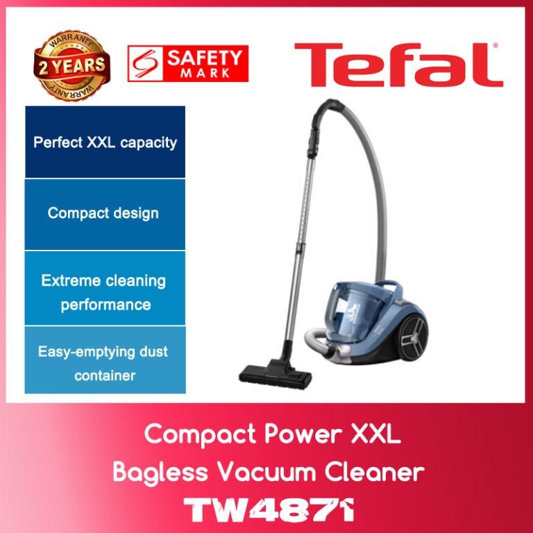 Tefal TW4871 Compact Power XXL Bagless Vacuum Cleaner WITH 2 YEARS