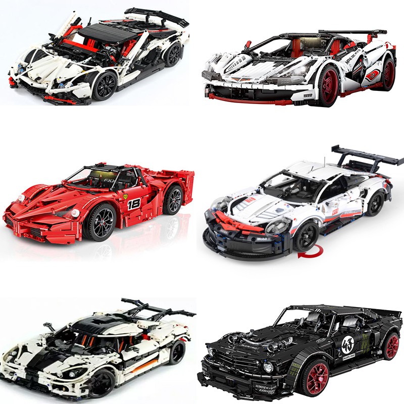 Lego technic Series of building block sports car model