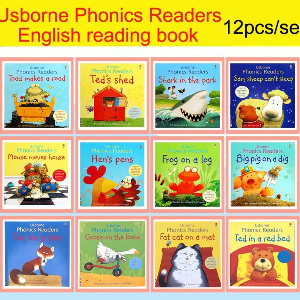 👉[SG] [12 BOOKS] Usborne Phonics Readers Shopee Singapore