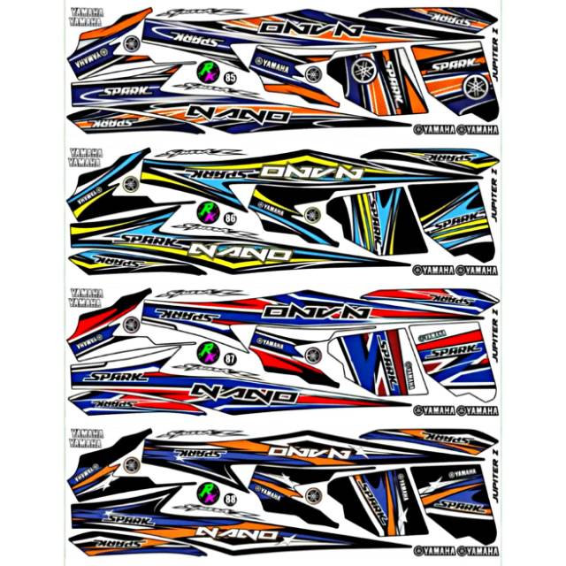 Sticker Striping Variation Thailand Thailook Jupiter Z