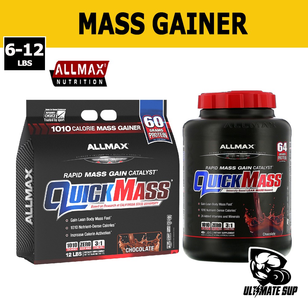 ALLMAX Nutrition, Quick Mass Rapid Mass Gainer Catalyst, Weight Gainer