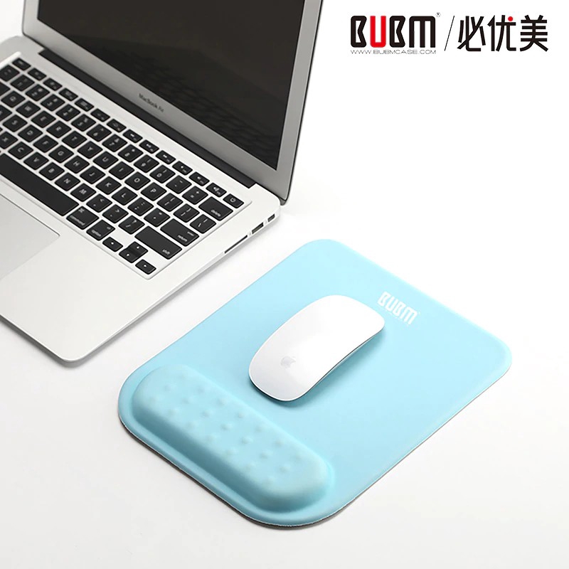 BUBM Memory Foam Keyboard Wrist Rest,Ergonomic Gaming Mouse Pad with