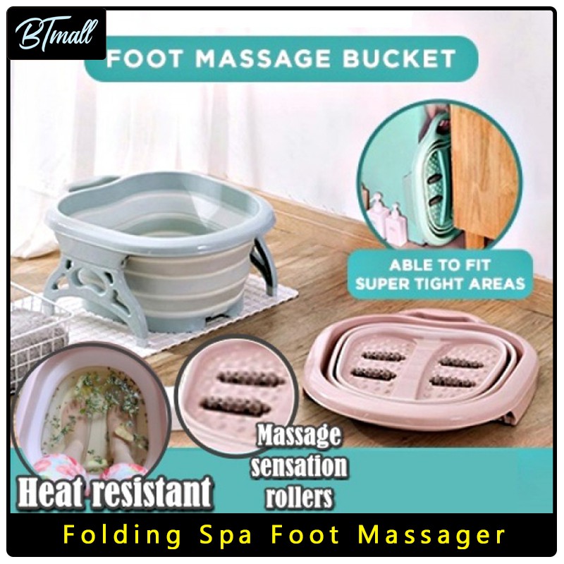Folding Spa Foot Massager/ Foldable Foot Spa Basin FootBath