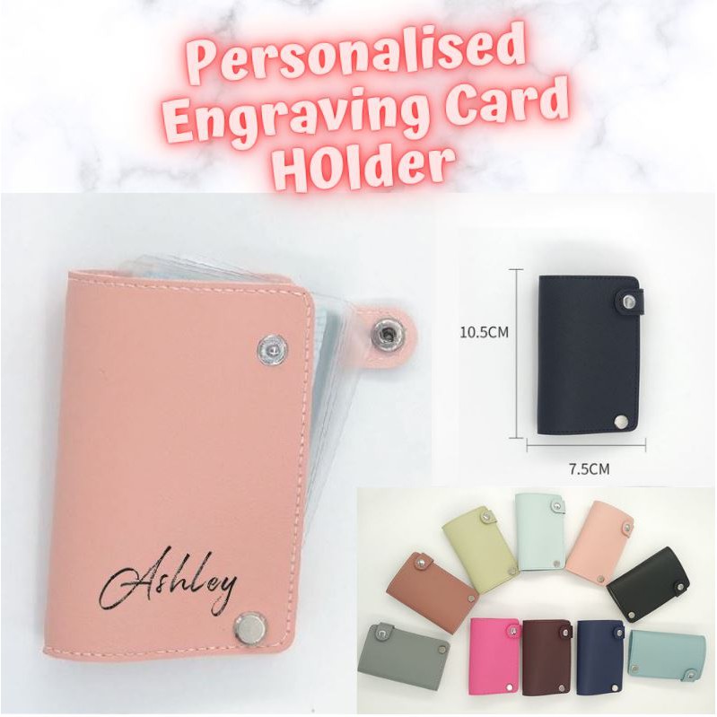Personalised Card Holder Shopee Singapore