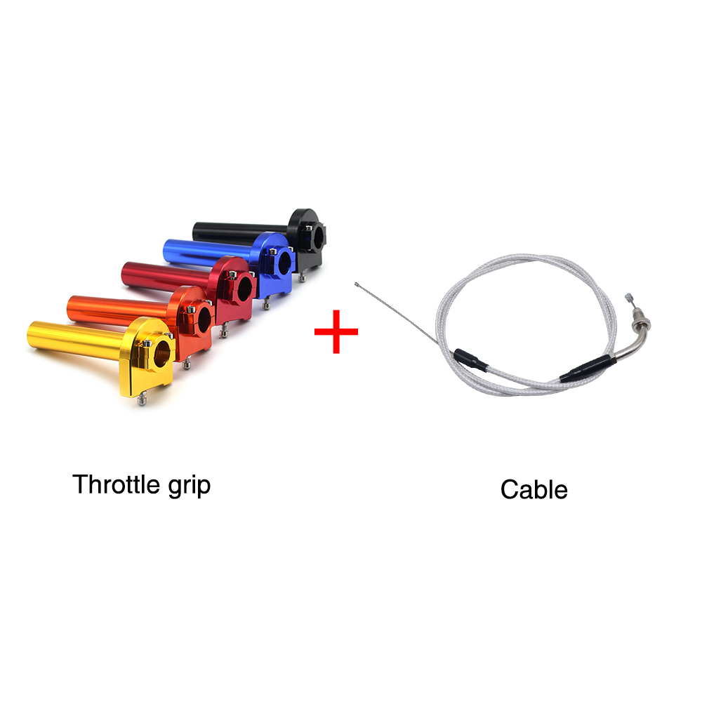 22mm Aluminum Throttle Grip Twist Quick Action Gas Throttle Settle With