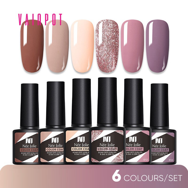 UV Gel Nail Polish Sets 6 Colours/ Set 8.5ml Shopee Singapore