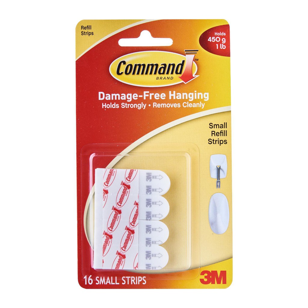 3M Command 17022P Small Refill Strips 16 Strips/Pack Shopee Singapore