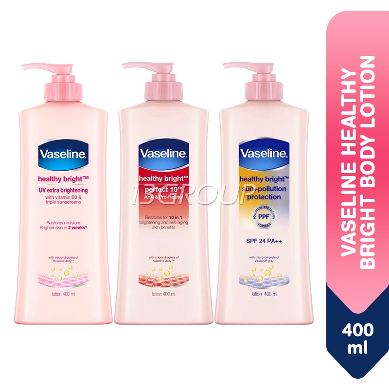 Vaseline Healthy Bright Body Lotion, 400ml Shopee Singapore