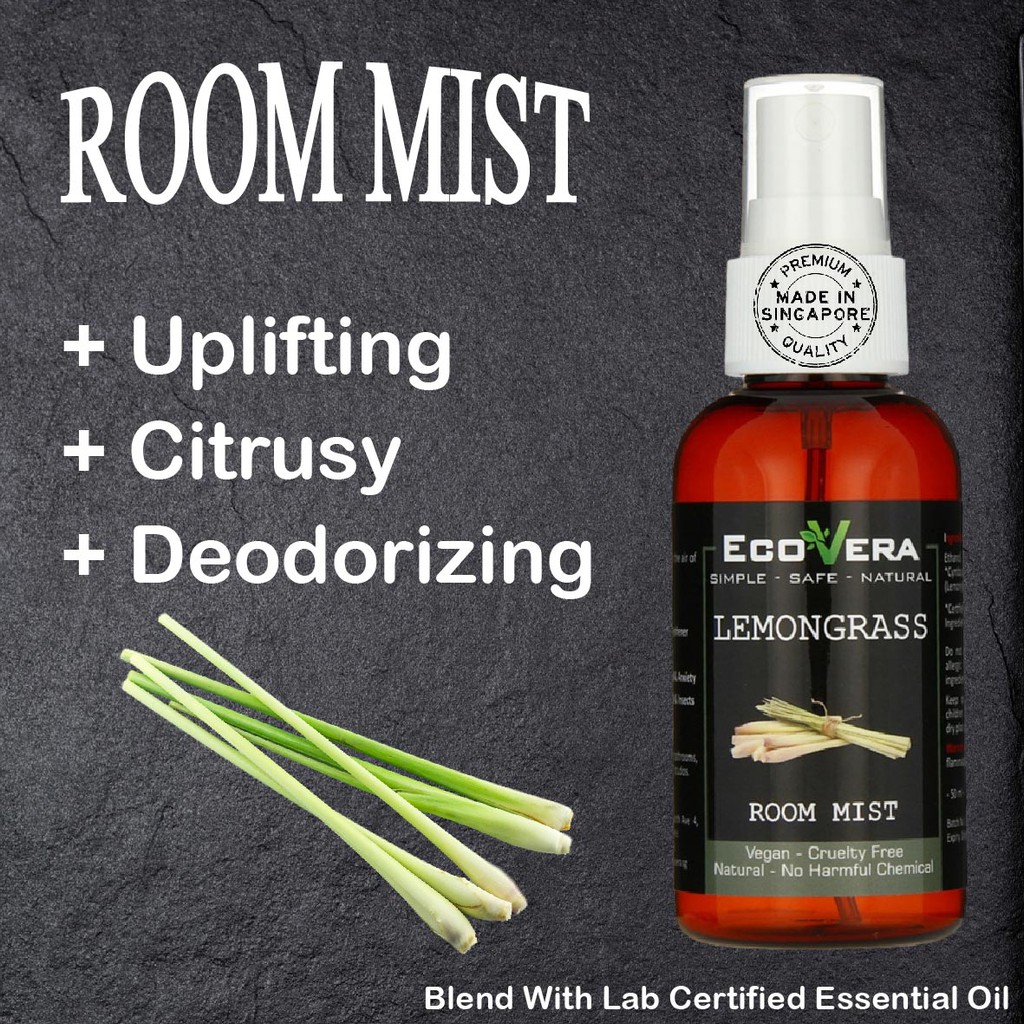 Lemongrass Room Mist, Relax Your Body & Mind, Perfect as a Bathroom Air