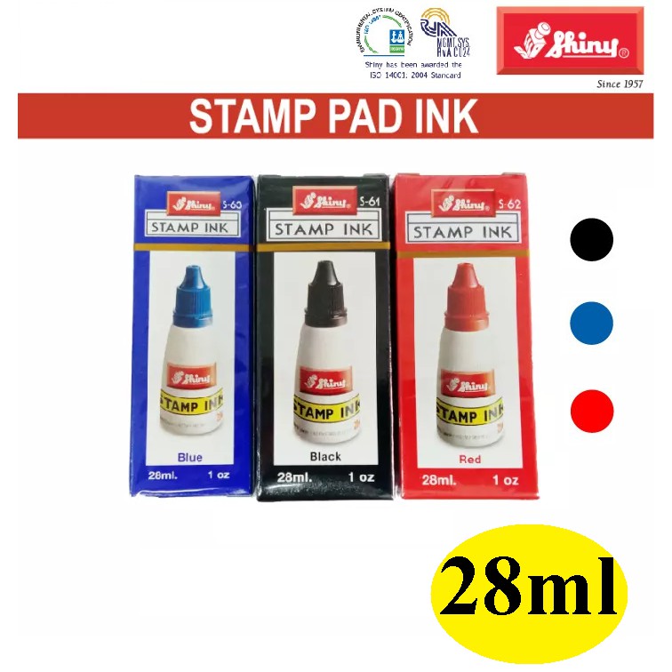 SHINY Stamp Office Stamp Pad Blue Oz Reinking Inks For All Stamp Pads