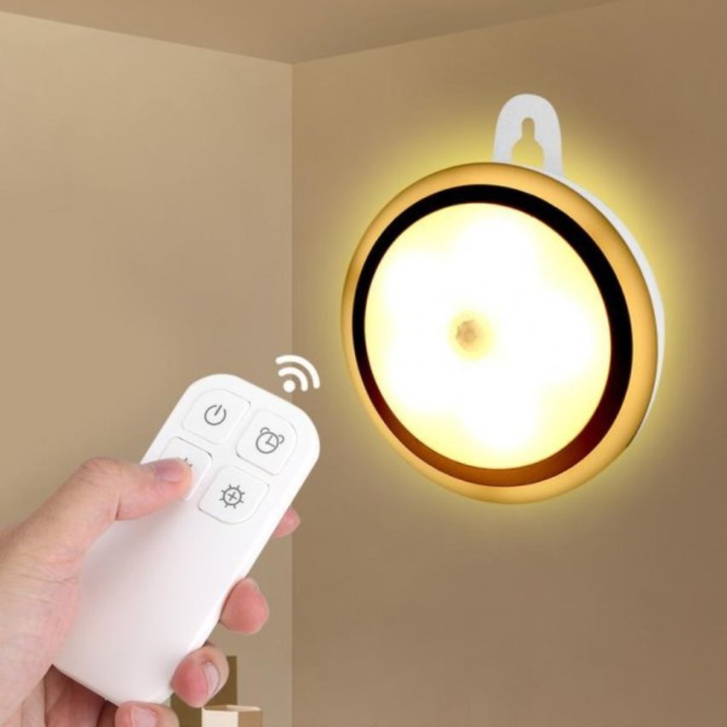 [SG Seller] Wireless 5 LED Night Light Remote Control Lamp Shopee