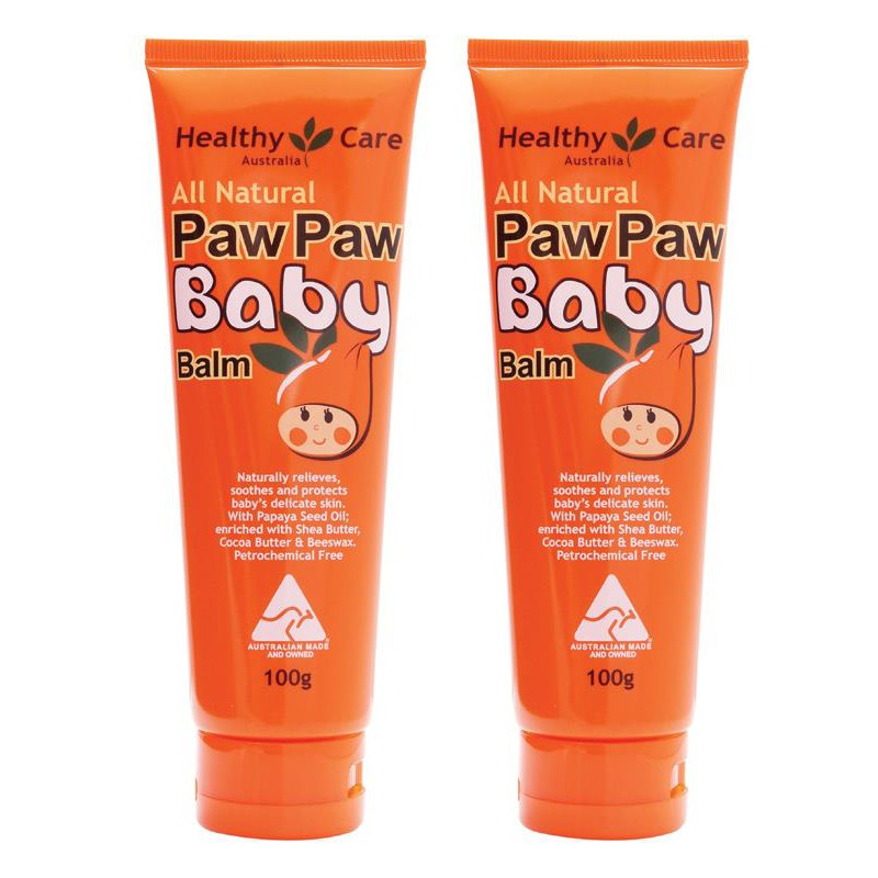 Healthy Care All Natural Paw Paw Baby Balm 100g x 2pcs Jun
