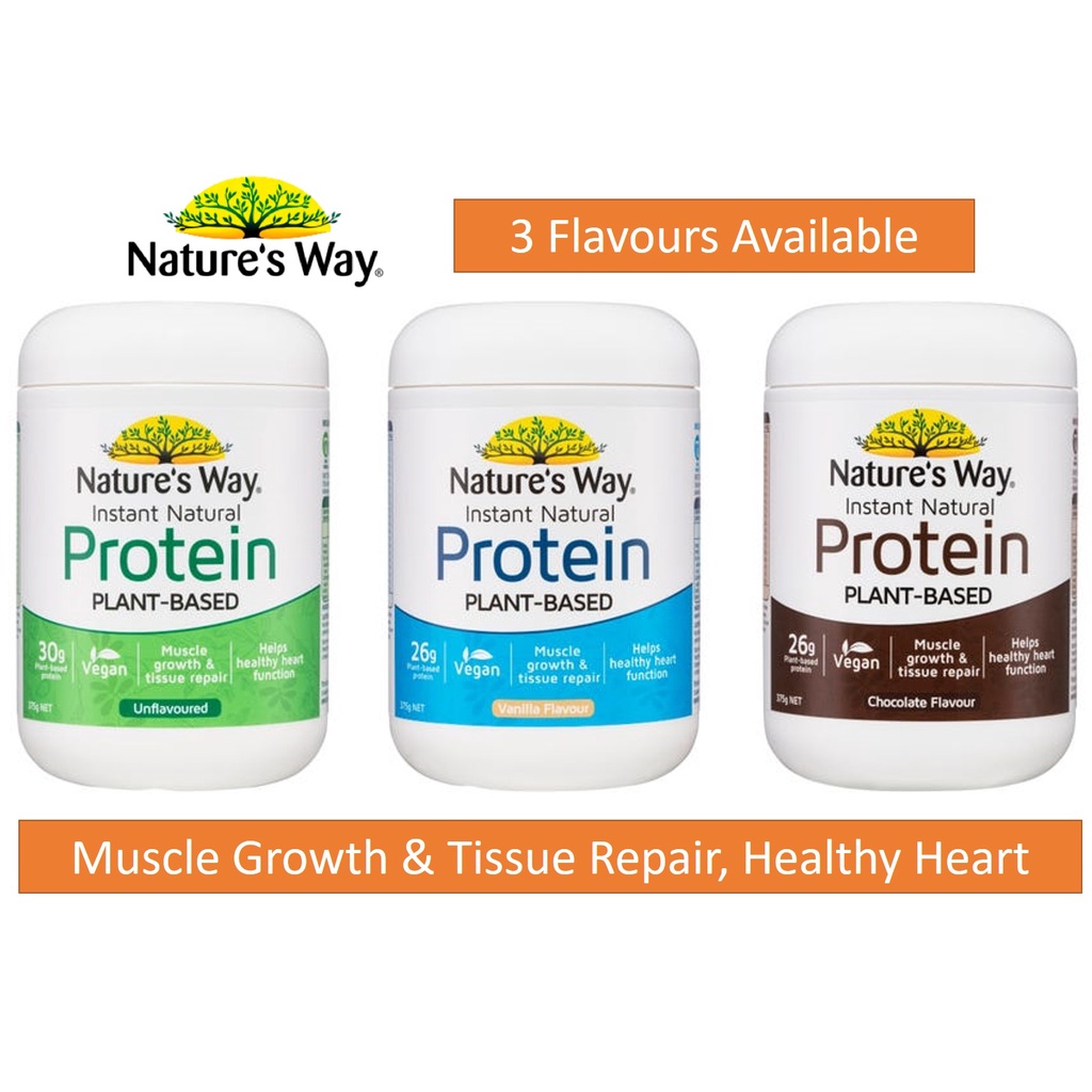 Nature's Way Instant Natural Protein PlantBased 375g Shopee Singapore