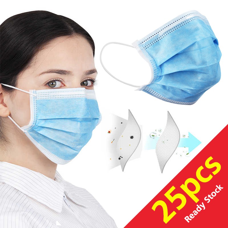 MEDICAL GRADE 3 PLY SURGICAL MASK PACK OF 25 MASK Shopee Singapore