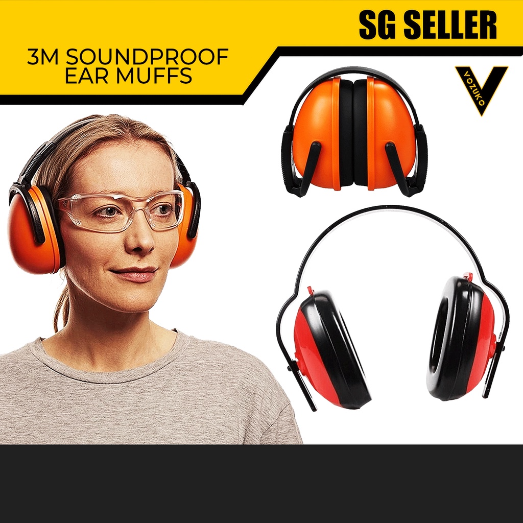 3M 1426 and 1436 Folding Soundproof Earmuffs Antinoise Protective