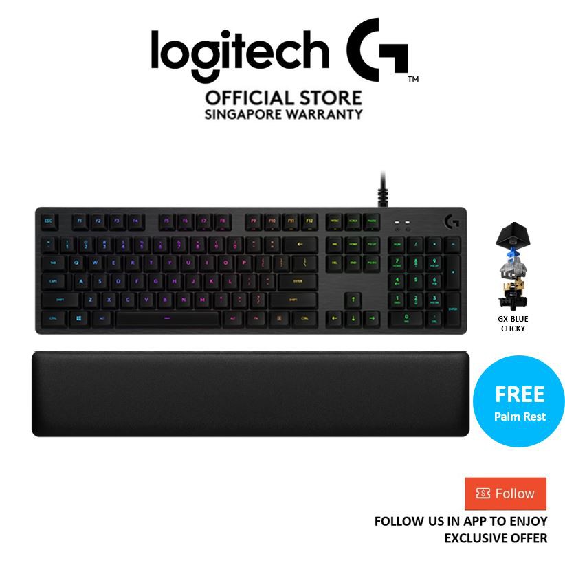 Logitech G512 Carbon Lightsync RGB Mechanical Gaming Keyboard (Choose