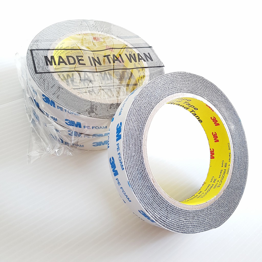 Double Tape 3m Pe Foam 2cm 20mm X 5m Adhesive White Foam Bb Isolation
