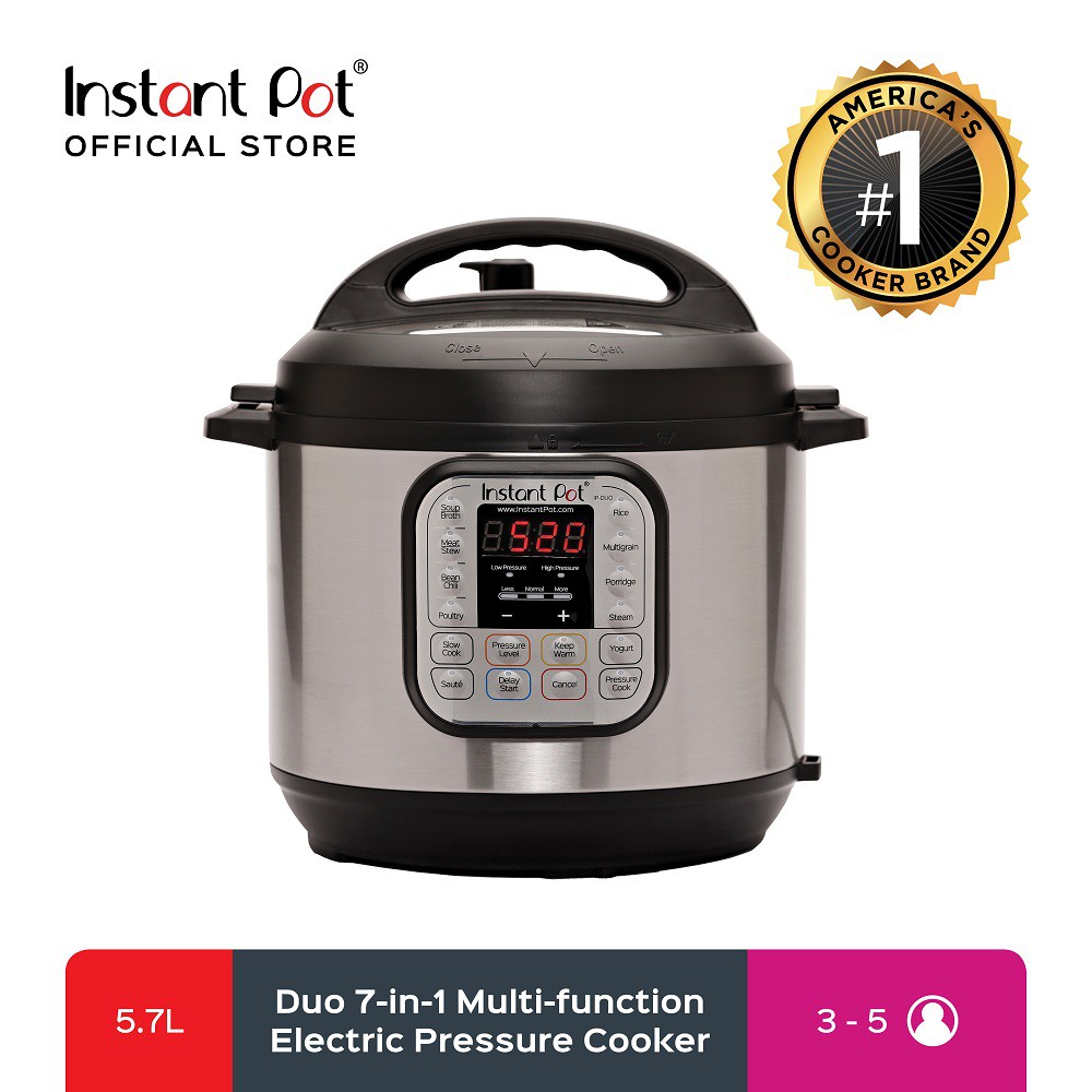 Instant Pot Duo 7in1 MultiUse Programmable Pressure Cooker (6Qt