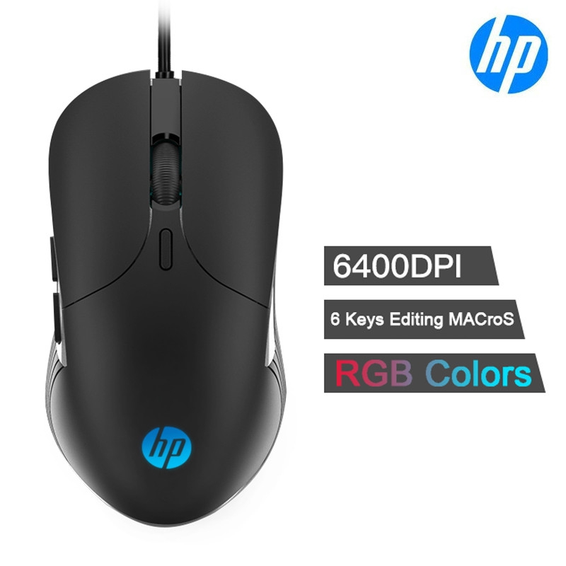 HP Genius Gaming Mouse M280 6400 dpi Adjustable Wired RGB Led Mice