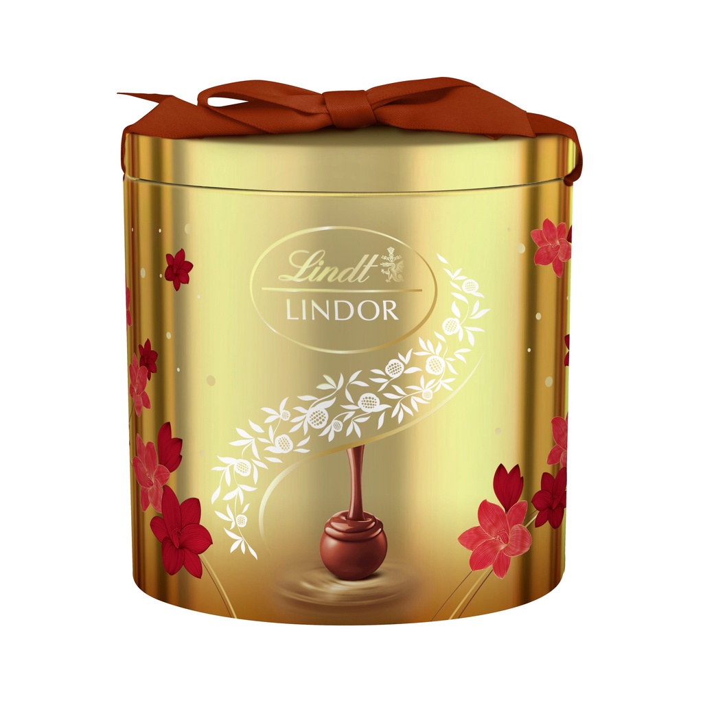 Lindt Lindor Oval Mixed Chocolate Box Tin 144g Shopee Singapore