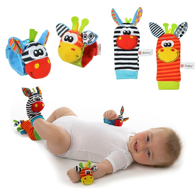 baby wrist rattle/ foot finders / Wristlet safety kids toy toys Shopee Singapore