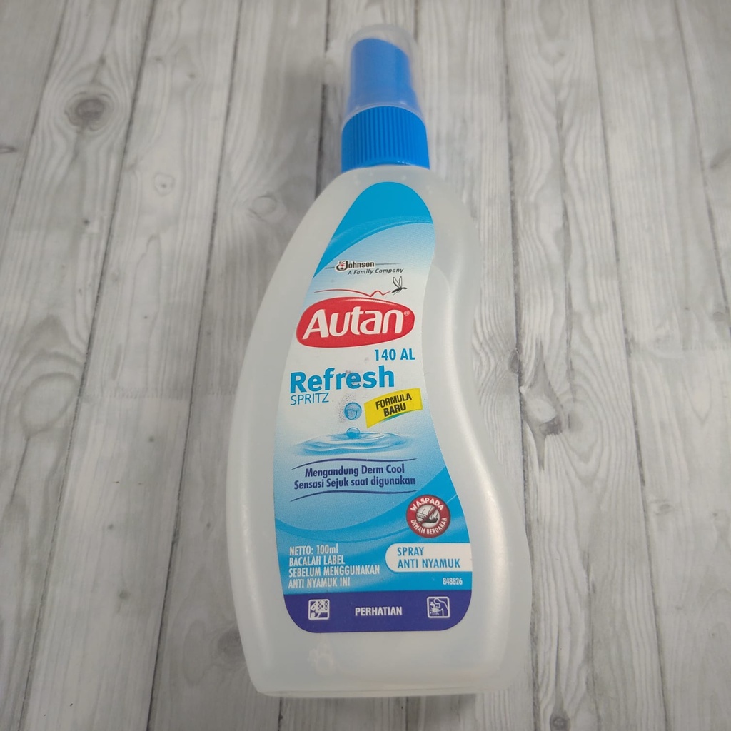 Autan Refresh Spray 100 ml / Mosquito Repellent Spray Spray Shopee