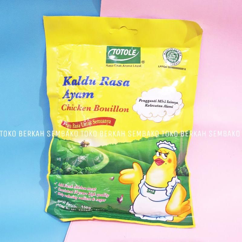 100Gr Chicken Broth Totole / Granulated Chicken Bouillon Halal Shopee