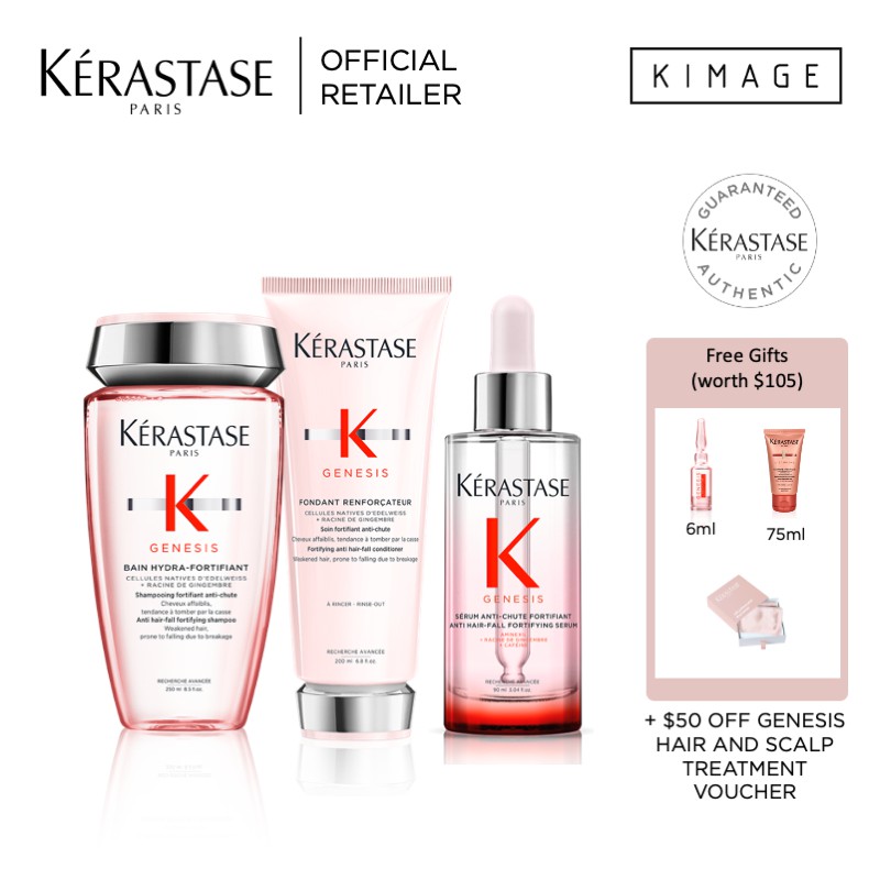 Kerastase Genesis AntiHairFall Routine for Oily Greasy Hair or Dry