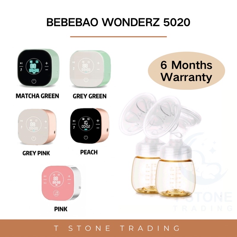 [FREE ADAPTER] Bebebao Double Electric Breast Pump (WONDERZ-5020