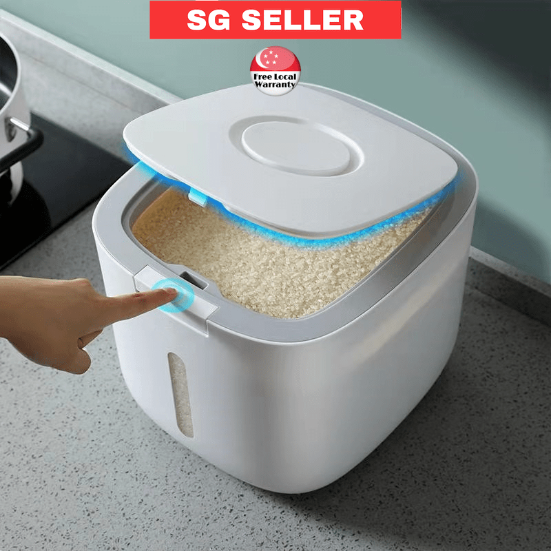 Kitchen Nano Rice Bucket AntiBug Airtight Sealed Rice Bucket Grain Pet