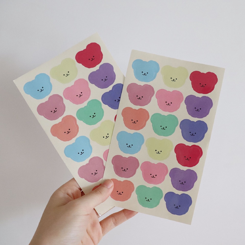 korean bear sticker printable en 2021 pegatinas bonitas korean ins