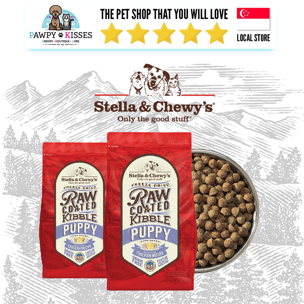 Stella & Chewy's FreezeDried Raw Coated Kibble Puppy Chicken Dry Dog