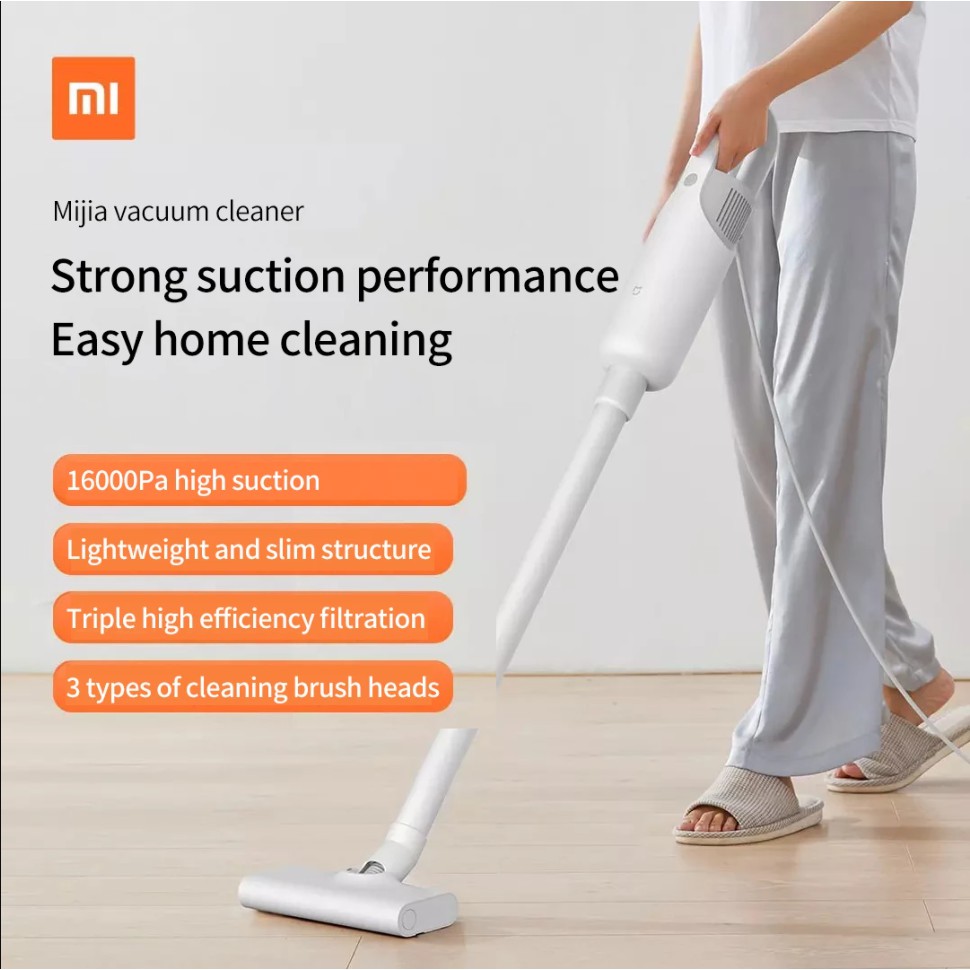 Xiaomi Mijia holds a wired vacuum cleaner, household smallsized high