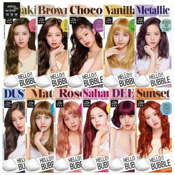 Mise En Scene Hello Bubble Foam Color Hair Dye coloring self dying