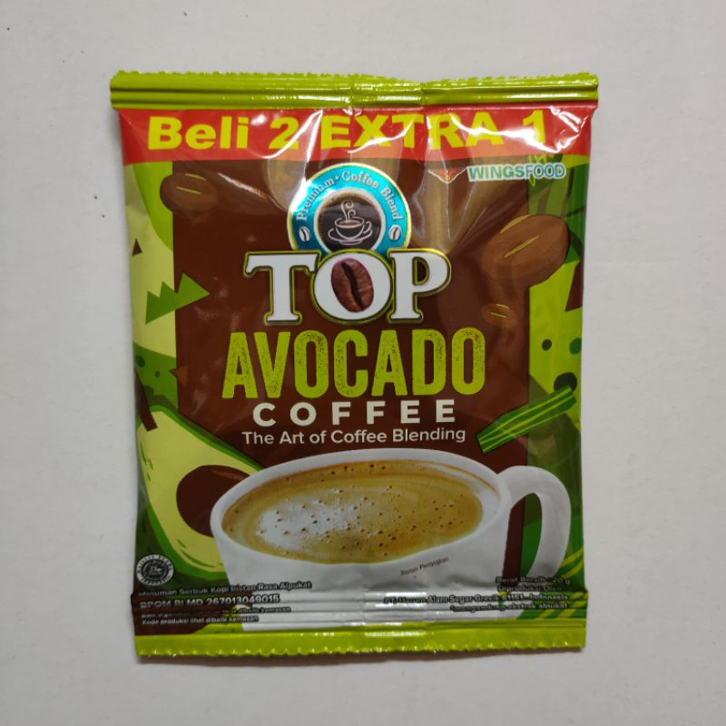 Top Coffee / Top Coffee Avocado 20 Grams (15 Sachets) Shopee Singapore