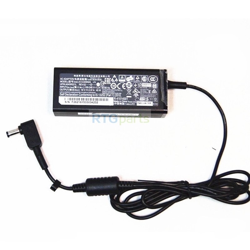 ACER 45W AC Power Adapter Charger Compatible A13045N2A 45W 19V 2.37A 5