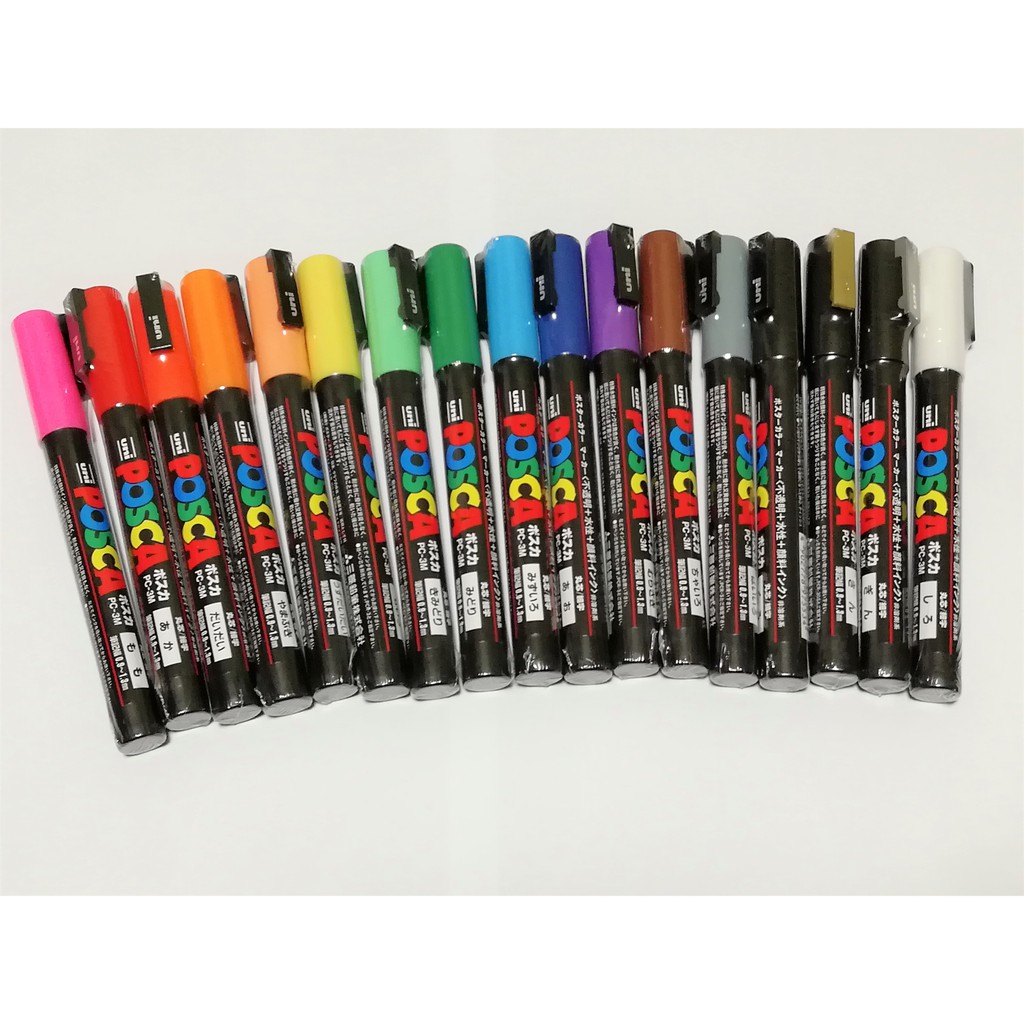 Uni POSCA PC3M fine Paint Marker Pens Choose from 17 colors Shipping
