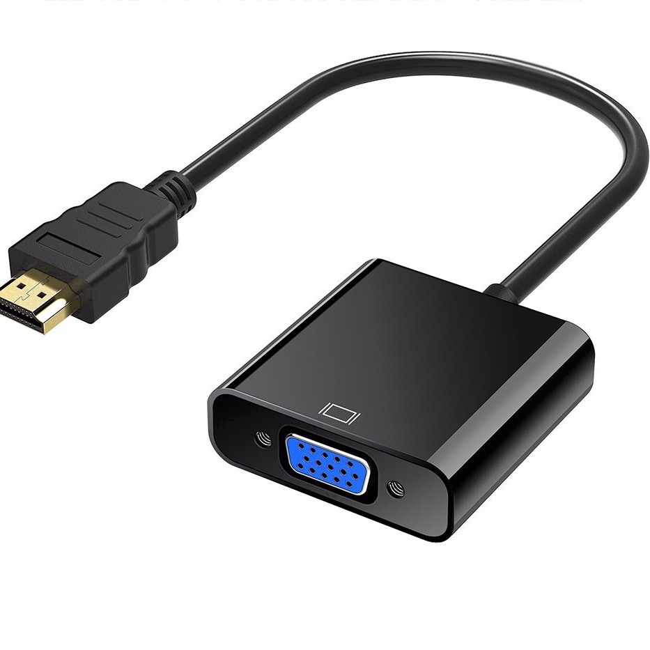 1080P HDMI To VGA Adapter Converter Cable Shopee Singapore