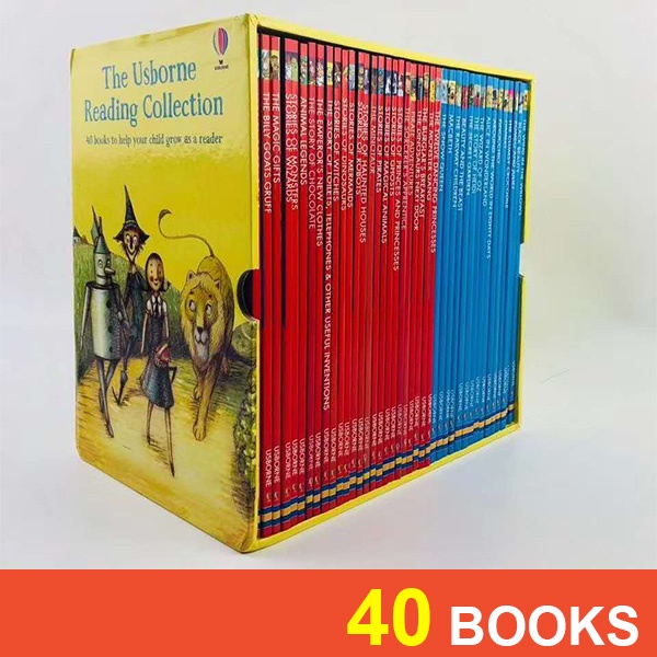 [SG Stock] Usborne My Third Reading Library Box Set (40 Books) Shopee