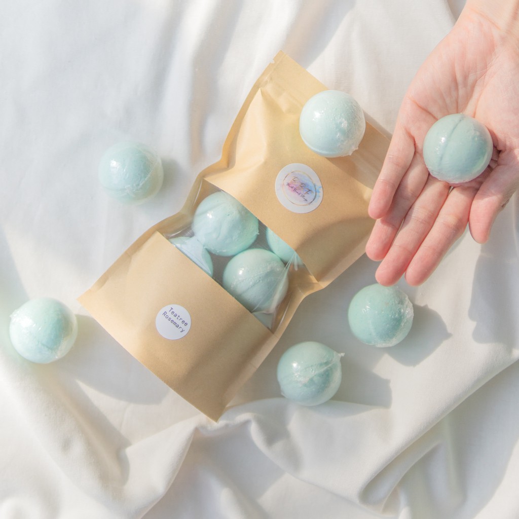 Baby Bath Bombs Teatree Rosemary [6 x 40g per packet] Shopee Singapore