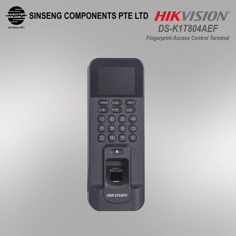 Hikvision DSK1T804AEF Fingerprint Door Access Biometric Control