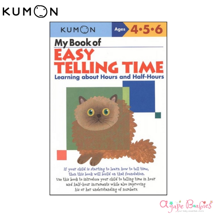 Kumon My Book Of Easy Telling Time (Ages 46) Shopee