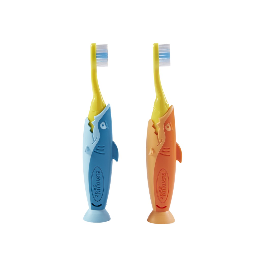 2 x Elgydium Kids SHARK Toothbrush for 26 yrs old Shopee Singapore