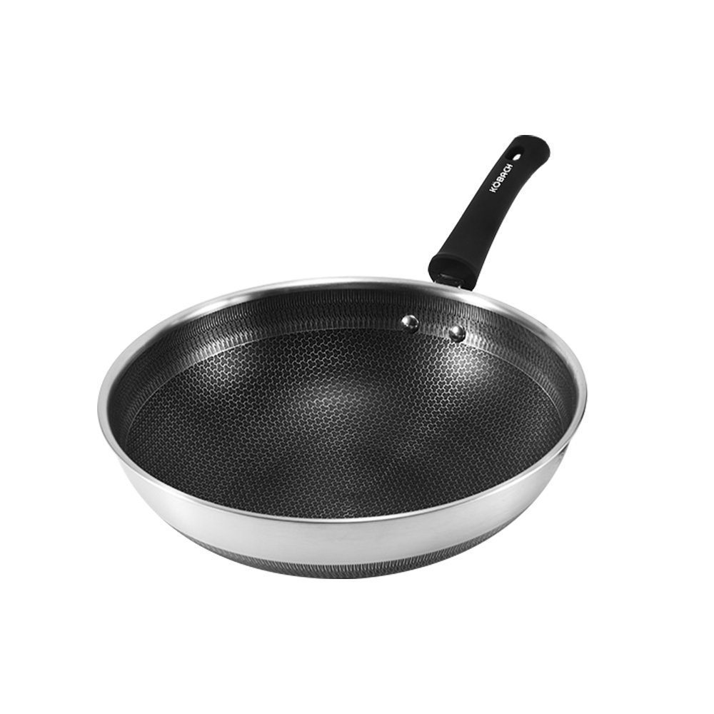 sg spto stainless steel wok KOBACH kitchen wok 32cm nonstick pan