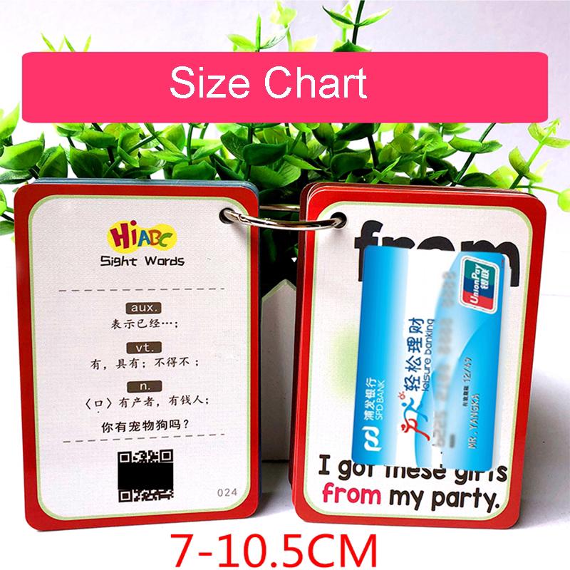 300Pcs/Set English Sigh Words Flashcards Learn Toys Children Shopee