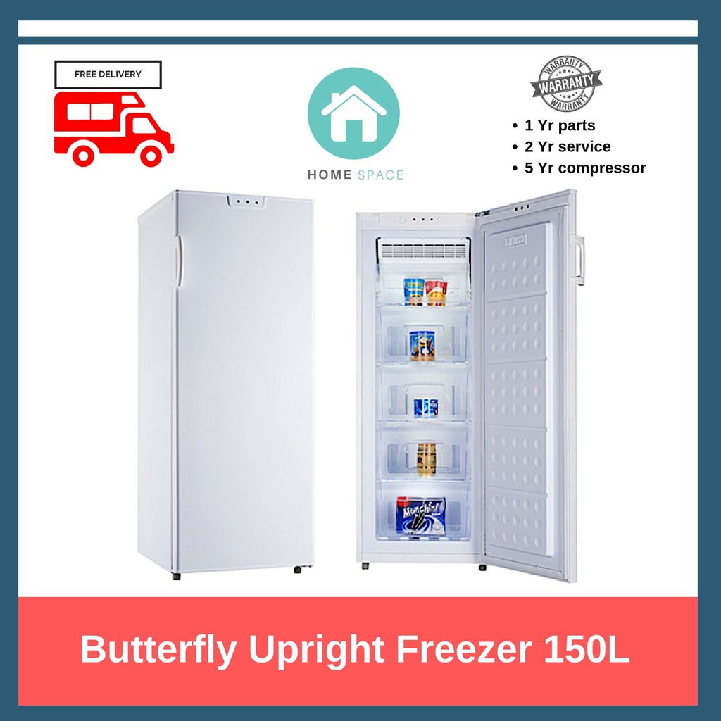 Butterfly Upright Freezer (150L) BUFNF150 Shopee Singapore