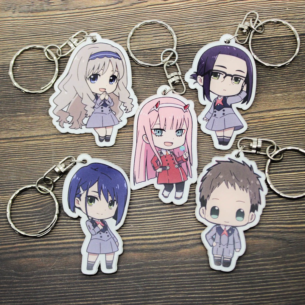 Darling in the Franxx Zero Two Acrylic Keychain Merchandise Anime