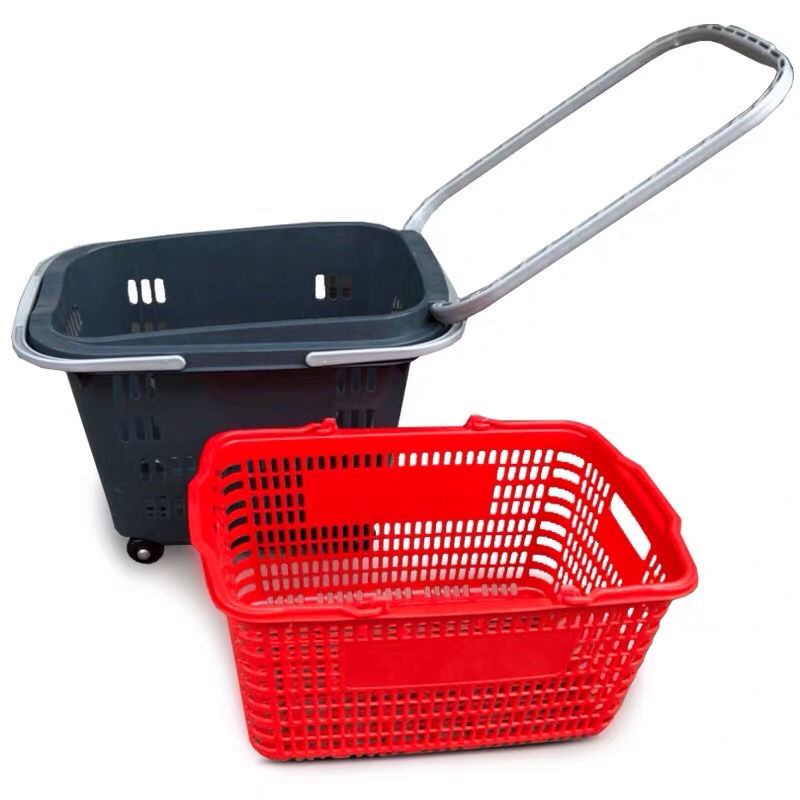 Thickened Plastic Hand Basket Shopping Basket Convenience Store Large